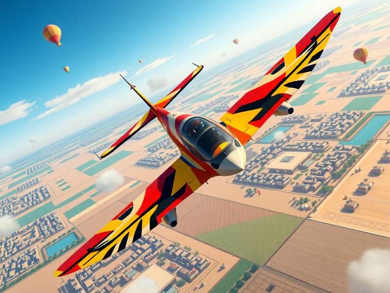 Falcon Flight Trailblazer Gameplay - Aerial Mission Over Indian Villages With Cultural Elements